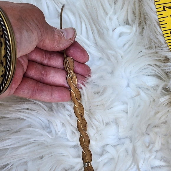 Vintage brass brooch/ hair clip - Picture 3 of 5